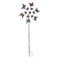 Laser Cut Metal Butterfly Garden Twirler Wind Spinner Stake 72 Inches High